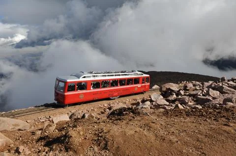 Pikes Peak Tram Stock Photos