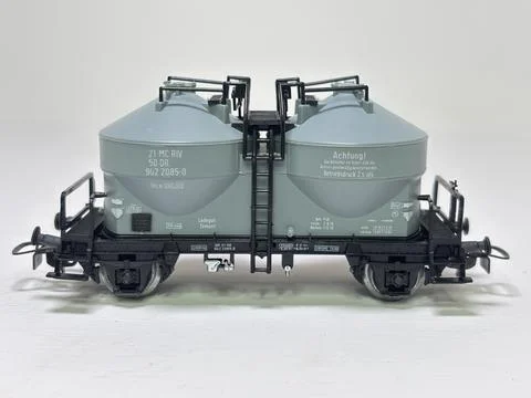 Piko freight train pack model railway made in GDR Stock Photos