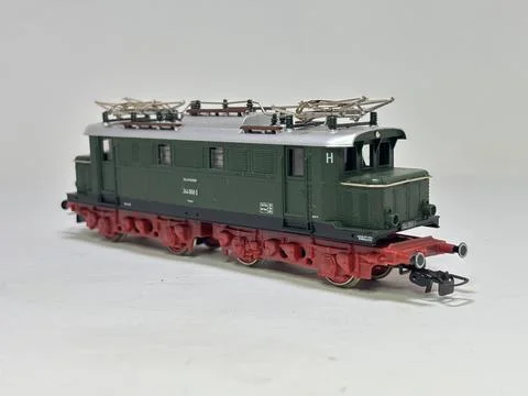 Piko HO scale E44 electric locomotive model from Deutsche Reichsbahn Stock Photos