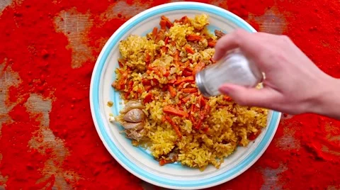 Pilaf Stock Footage 60854860