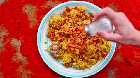 Pilaf Stock Footage 60854863