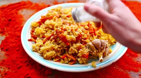 Pilaf Stock Footage 60854864