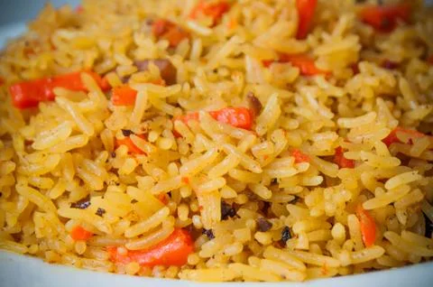 Pilaf macro 스톡 사진
