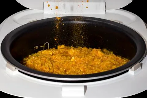 Pilaf in multicooker Stock Photos