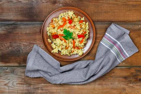 Pilaf, rice, dinner, oriental, authentic, food, arabian, Muslim, Foto stock