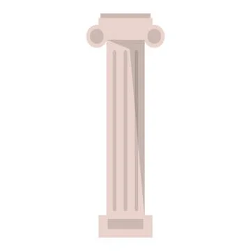 Pilaster column decoration image Stock Illustration