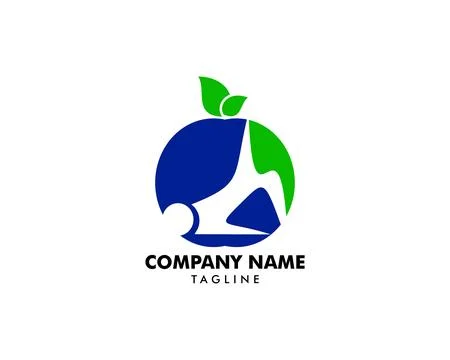 Pilates gymnastics logo icon vector template Stock Illustration