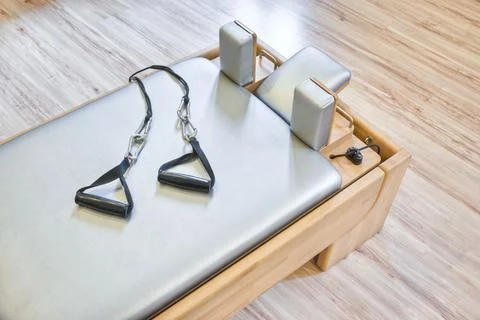 Pilates machine detail Stock Photos