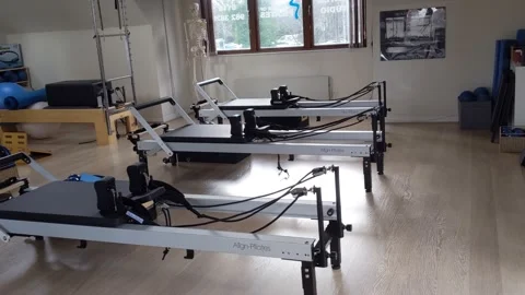 Pilates Reformer Studio 스톡 동영상 236705859