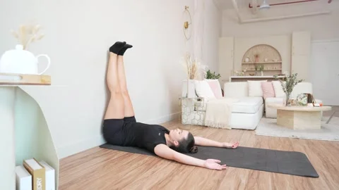 Pilates V Stock Footage 314186903