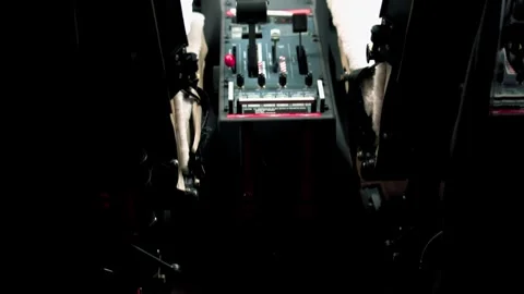 Pilatus PC-12 Cockpit — Avionics / Preflight Video stock 321018598