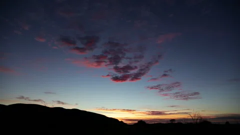Pilbara Sunrise big sky Stock Footage 177353343