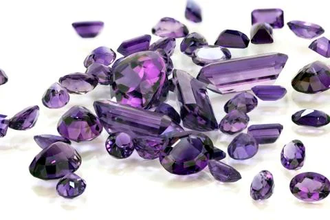 Pile of Amethyst Stock Photos