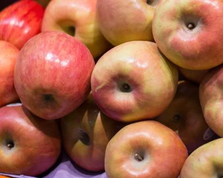 A pile of apples Stock Photos