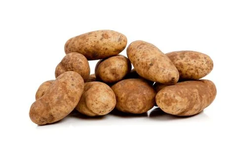A pile of baking potatoes Stock Photos