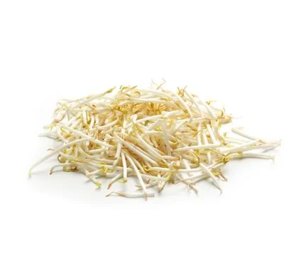 A pile of bean sprouts. Stock Photos