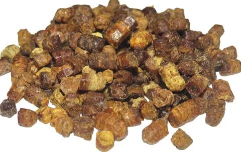 Pile of bee bread. Beehive product Stock Photos