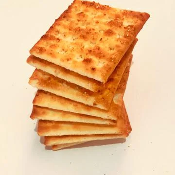 Pile of biscuits. Stock Photos