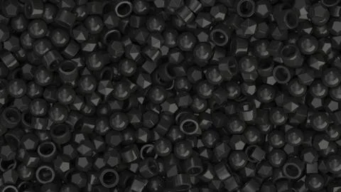 Pile of black primitives Stock Illustration