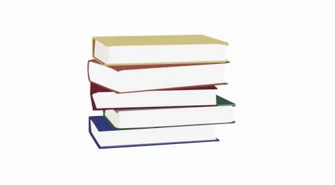 Pile of Books Stock Illustration