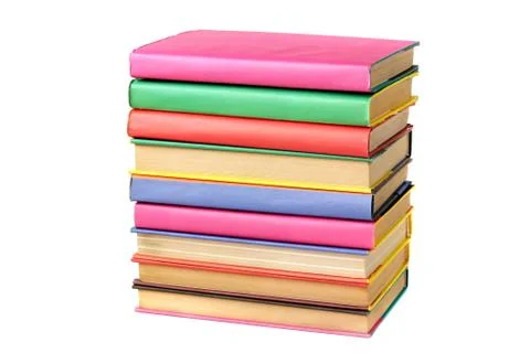 Pile of books , isolate. Stock-Fotos