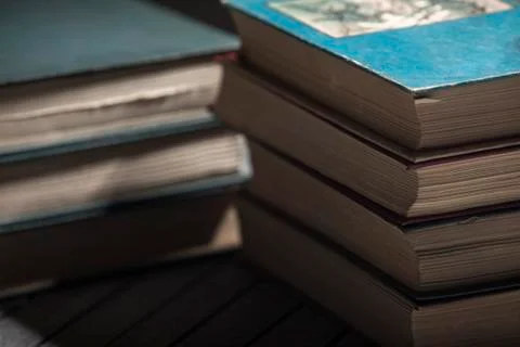 Pile of books Stock Photos