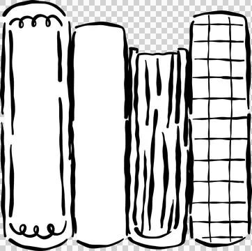 Pile of Books stack outline sketchy hand drawn, preppy bookish 스톡 일러스트