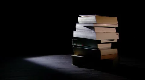 Pile of books. Stop Motion 動画素材 8695710