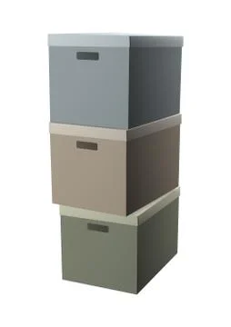 Pile of Boxes Illustrazione stock