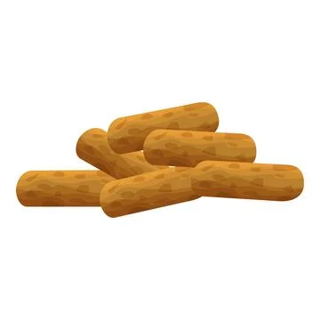 Pile of breaded mozzarella sticks creating appetizing snack Stock Illustration
