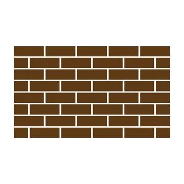 Pile of bricks icon Stock Illustration