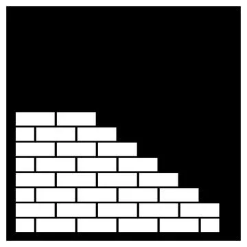 Pile of bricks icon,vector illustration design イラスト素材