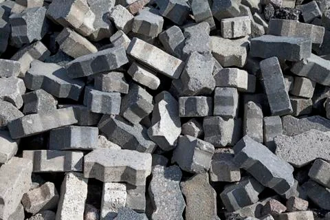 Pile of bricks Stock Photos