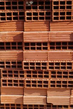 A pile of bricks Foto stock