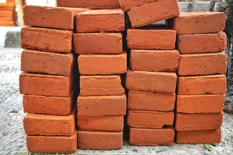 Pile Of Bricks Stock Photos