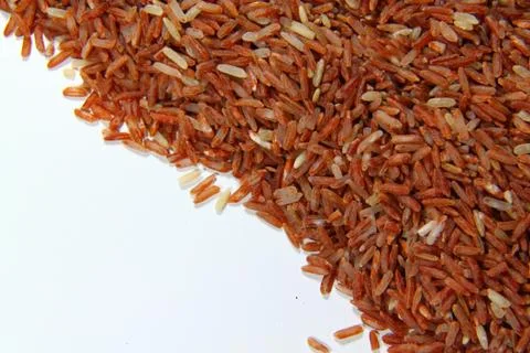 A pile of brown rice Foto stock