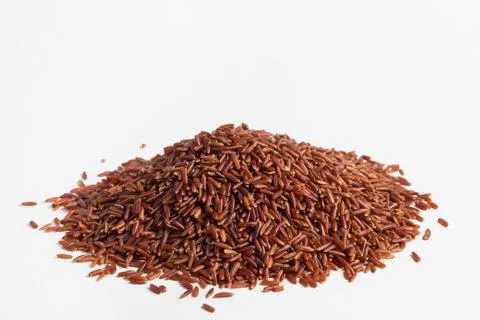 A pile of brown rice Stock Photos