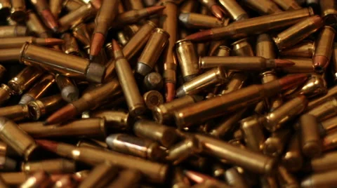 Pile of Bullets Stock Footage 60062754