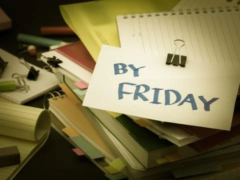 The Pile of Business Documents; By Friday Stock Photos