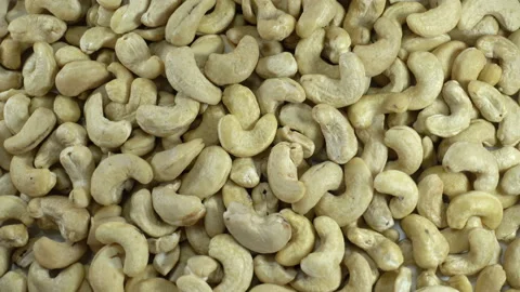 Pile of cashew nuts in 4K Video stock 141323221