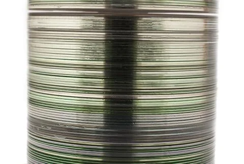 Pile cd disk on spindel Foto stock