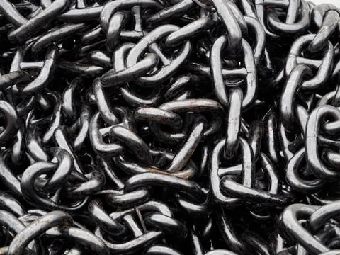 Pile of chain Stock Photos