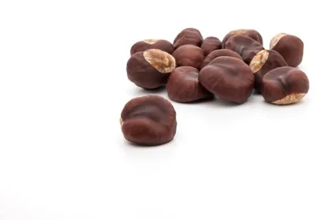 A pile of chestnuts Stock Photos