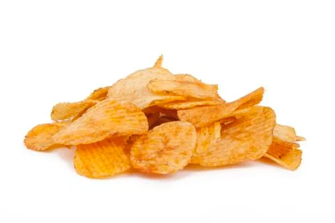 Pile of chips Stock Photos