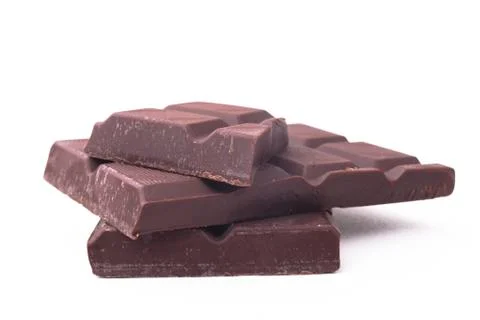 Pile of chocolate Stock Photos