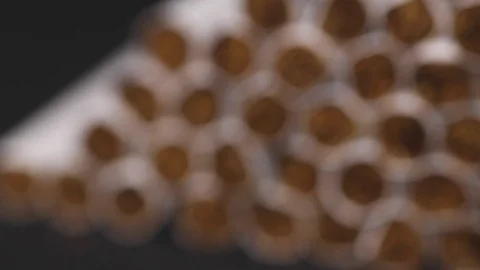 A pile of cigarettes Stock Footage 112747014