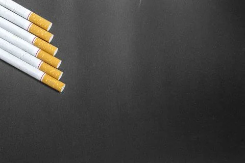 A pile of cigarettes Stock Photos