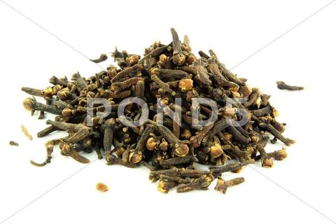 Pile of cloves. Stock Photos