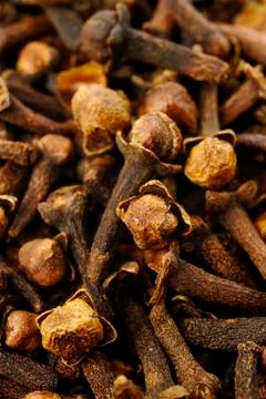 Pile cloves Stock Photos
