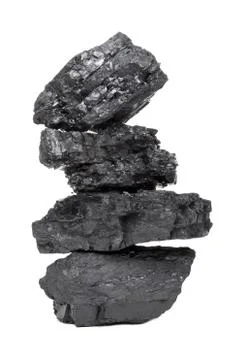 Pile of coal Stock Photos